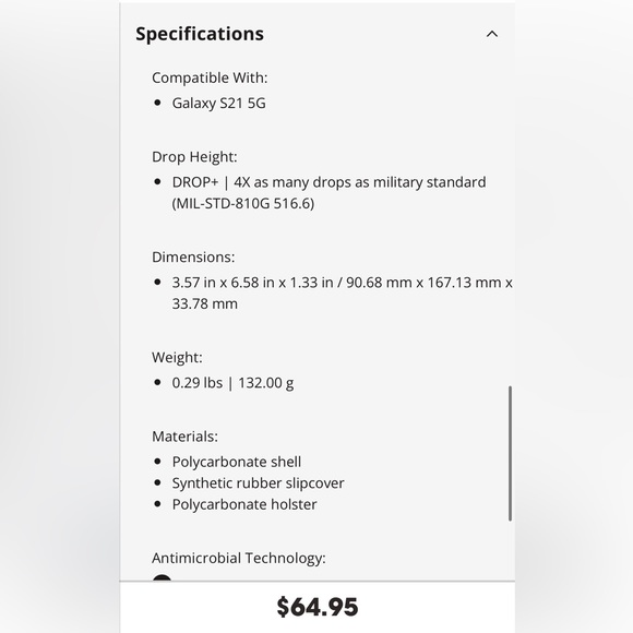 NWT Otter box Samsung Galaxy S21 FE 5G CASE and GLASS Protector - Picture 7 of 7
